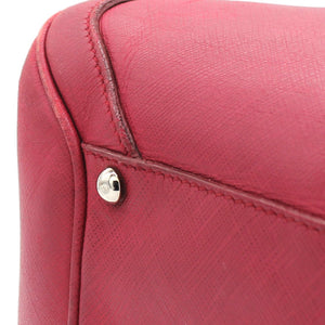 Pink Leather Tote