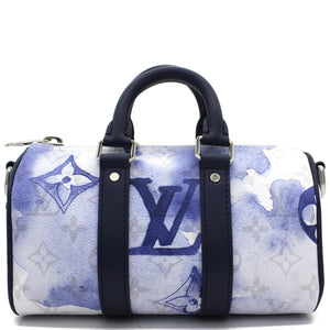 Monogram Watercolor Keepall XS Blue