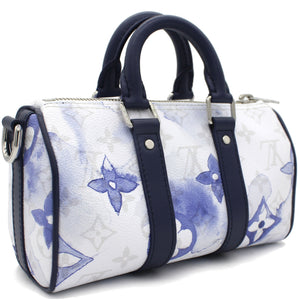 Monogram Watercolor Keepall XS Blue