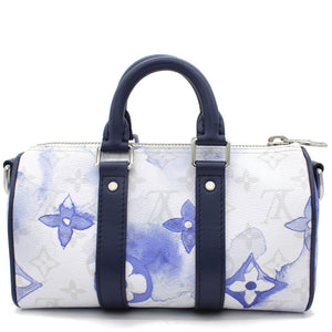 Monogram Watercolor Keepall XS Blue