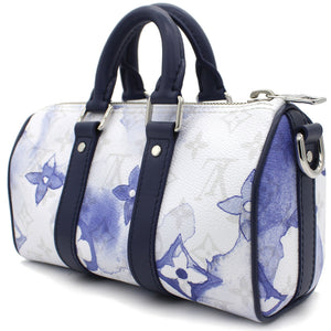 Monogram Watercolor Keepall XS Blue