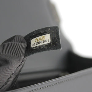 Calfskin Quilted New Medium Boy Flap Dark Grey