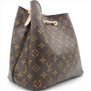 Monogram Neonoe MM Rose Poudre Brown
