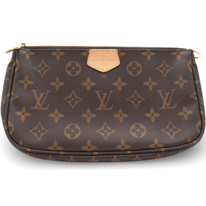 Rose Ballerine Monogram Canvas Multi Pochette Accessories Bag