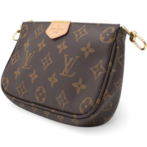 Rose Ballerine Monogram Canvas Multi Pochette Accessories Bag