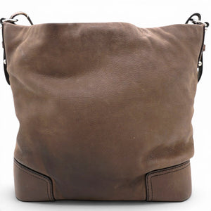 Handbag In Brown Suede