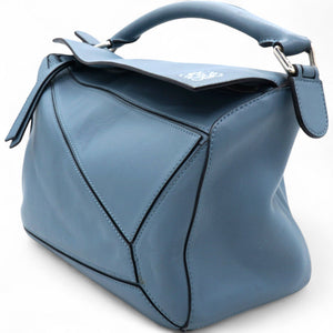Medium Puzzle Bag Stone Blue