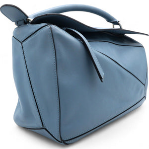 Medium Puzzle Bag Stone Blue