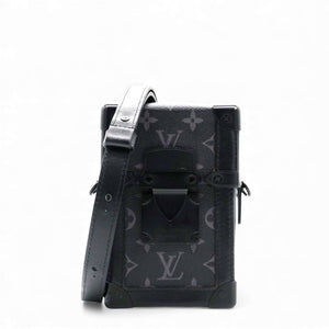Black Monogram Eclipse Vertical Trunk Wearable Wallet Bag