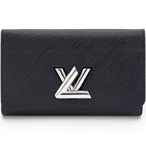 Epi Twist Chain Wallet Black