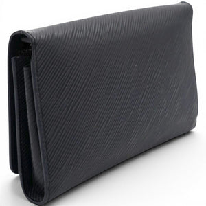 Epi Twist Chain Wallet Black