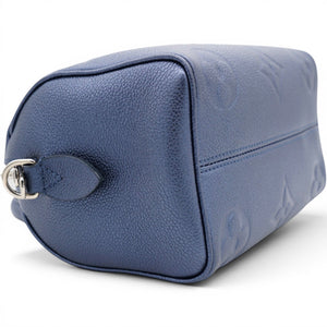 Metallic Empreinte Monogram Giant Speedy Bandouliere 20 Navy Nacre