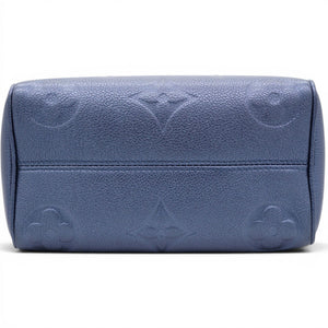 Metallic Empreinte Monogram Giant Speedy Bandouliere 20 Navy Nacre