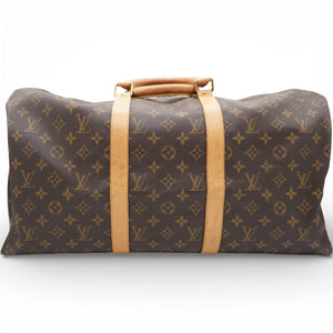 Monogram Canvas Keepall 55 Duffle Brown
