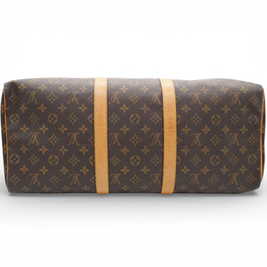 Monogram Canvas Keepall 55 Duffle Brown