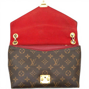 Monogram Pallas Chain Poppy Brown Red