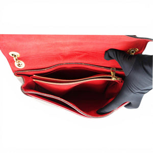 Monogram Pallas Chain Poppy Brown Red