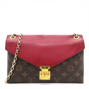 Monogram Pallas Chain Poppy Brown Red
