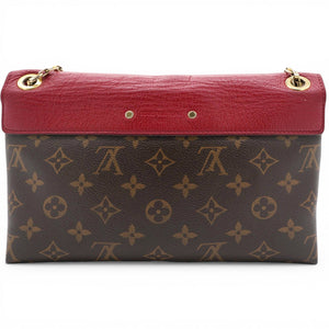 Monogram Pallas Chain Poppy Brown Red