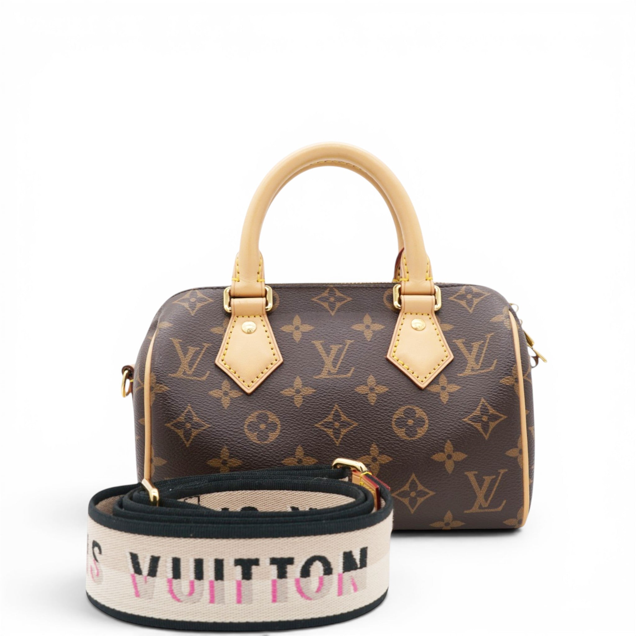 Monogram Speedy Bandouliere 20 Black