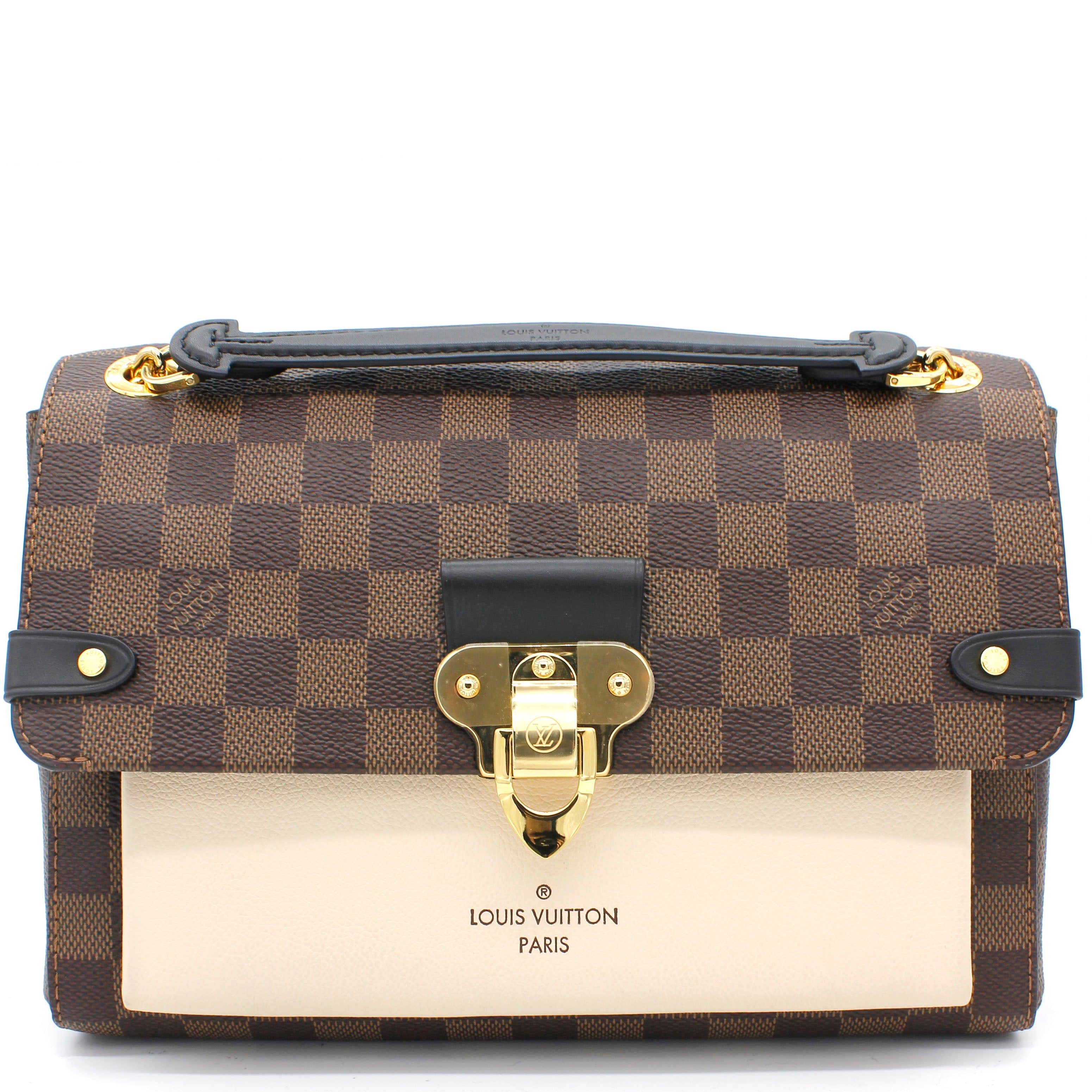 Vavin PM Damier Ebène Canvas Creme