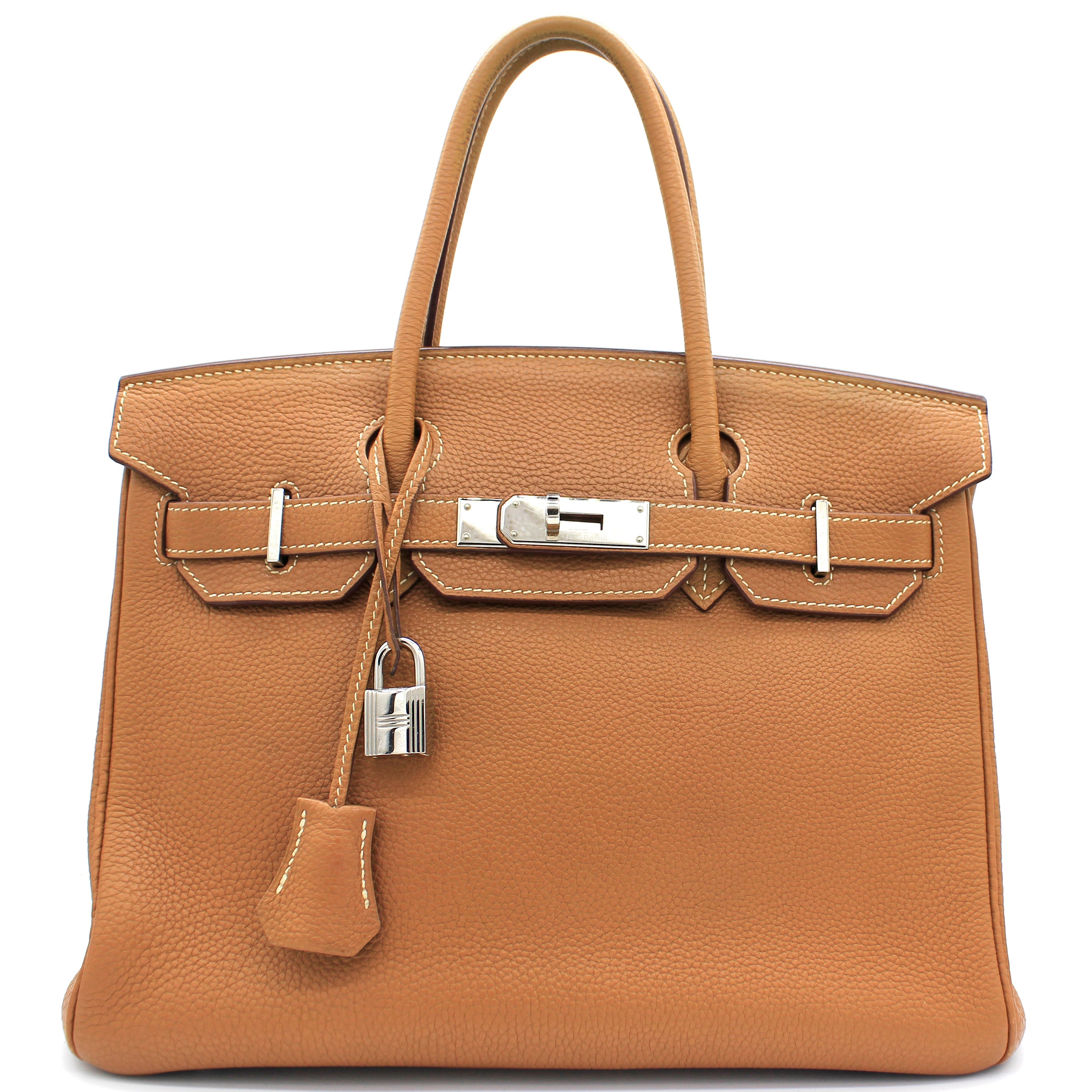Togo Birkin 30 Gold Silver
