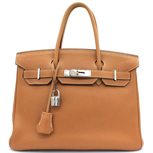 Togo Birkin 30 Gold Silver