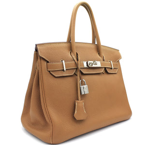 Togo Birkin 30 Gold Silver