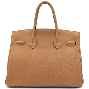 Togo Birkin 30 Gold Silver