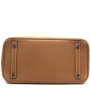 Togo Birkin 30 Gold Silver