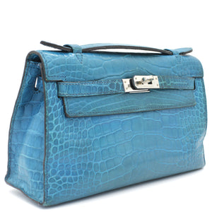 Crocodile Mini Kelly Pochette Clutch
