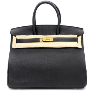 Birkin 35 handbag Black Togo