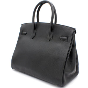 Birkin 35 handbag Black Togo