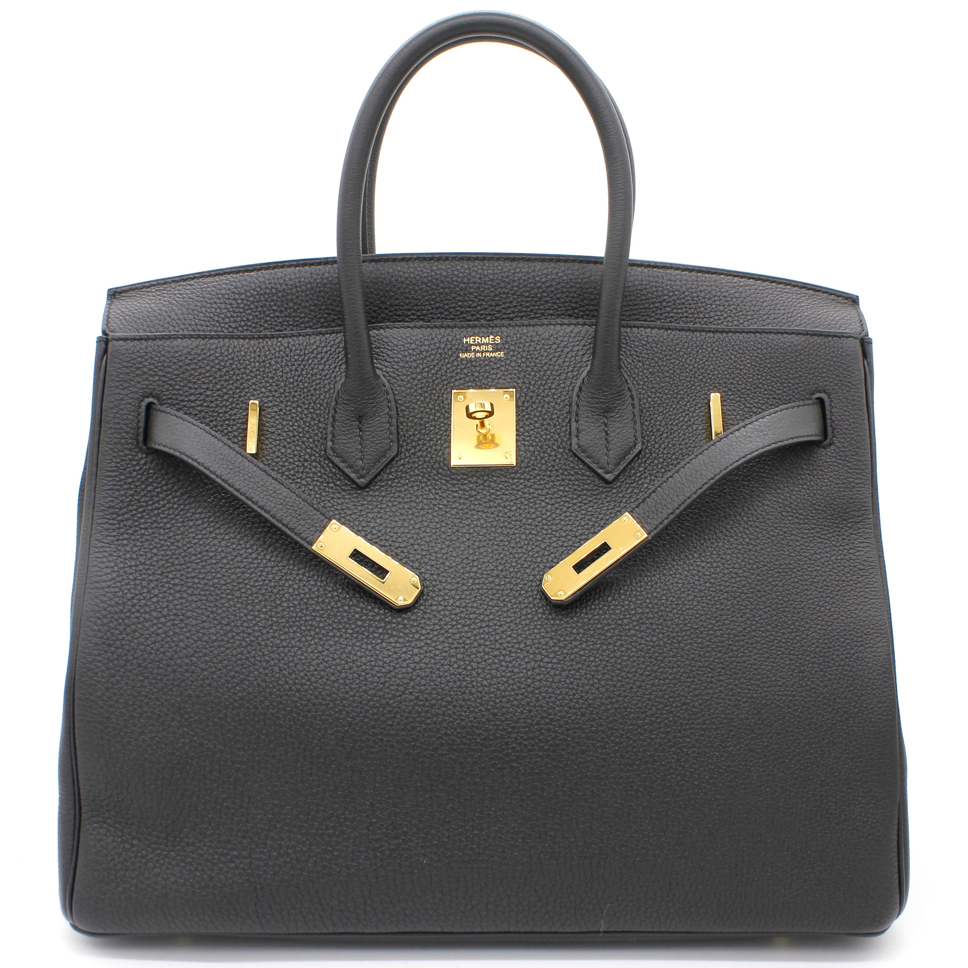 Birkin 35 handbag Black Togo
