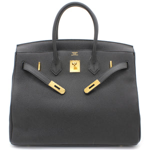 Birkin 35 handbag Black Togo
