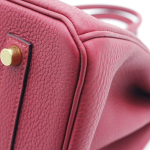Birkin 35 handbag Rouge Grenade Togo