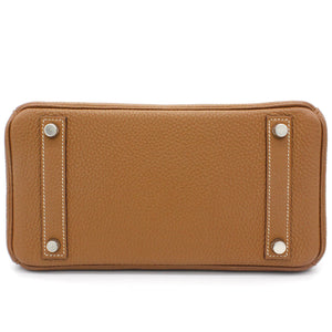 Birkin 25 tote bag Togo Gold