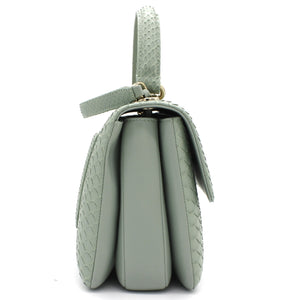 Snack skin Small Trendy CC Flap Dual Handle Bag Light Green