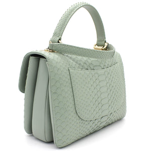 Snack skin Small Trendy CC Flap Dual Handle Bag Light Green