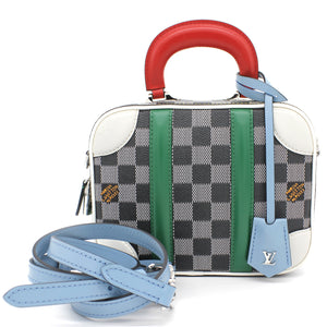 Valisette BB Damier coated canvas