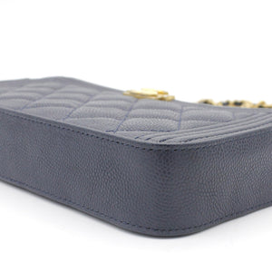 Boy Double Zip Around Wallet on Chain Woc