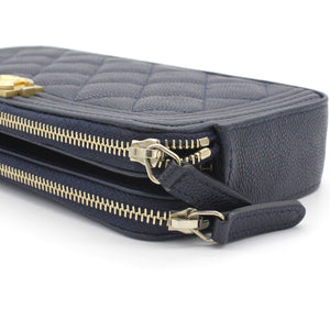Boy Double Zip Around Wallet on Chain Woc