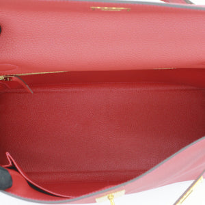 Géranuim Togo Leather Kelly 32