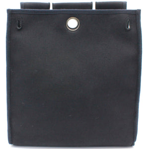 Black Canvas and Leather 2-in-1 Herbag 31 Backpack
