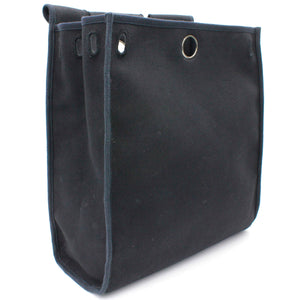Black Canvas and Leather 2-in-1 Herbag 31 Backpack