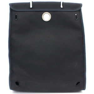 Black Canvas and Leather 2-in-1 Herbag 31 Backpack