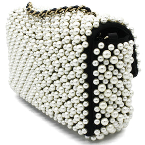 Pearly Mini Classic Flap Bag