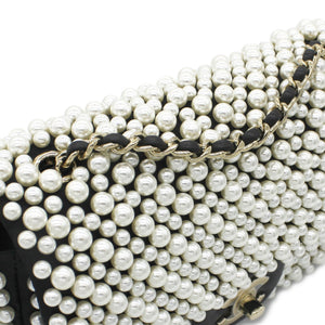 Pearly Mini Classic Flap Bag