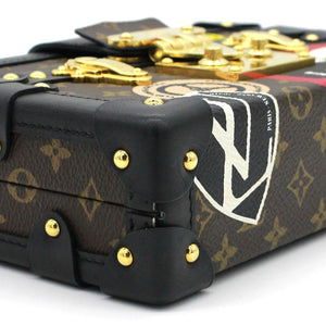 Limited Edition Leather World Tour Petite Malle Bag