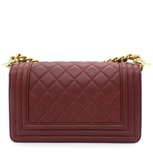 Le Boy Flap Bag Quilted Lambskin Small